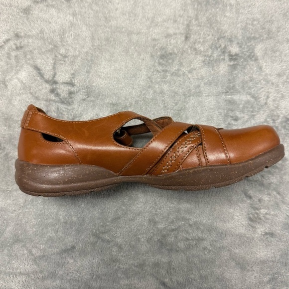 Clarks Collection Brown Roseville Step Mary Jane Flat - Size 7 - Picture 4 of 14